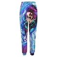 thumbnail image 4 of Demon Slayer Women's Jogger Track Pants Print Drawstring Lounge Sweatpants Casual Trousers for Yoga, Workout L, 4 of 7