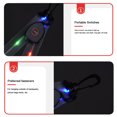 thumbnail image 2 of Colgante LED Llavero USB Recargable para Caminar Correr Ciclismo Negro, 2 of 4