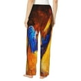 thumbnail image 3 of Kll Womens Colorful Rooster Print Pajama Pants Soft Pajama Bottoms For Women Cozy Lounge Pants, 3 of 9