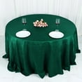 thumbnail image 3 of BalsaCircle 132" Hunter Green Crinkled Accordion Taffeta Round Tablecloth Wedding Party Events Decorations Supplies, 3 of 8
