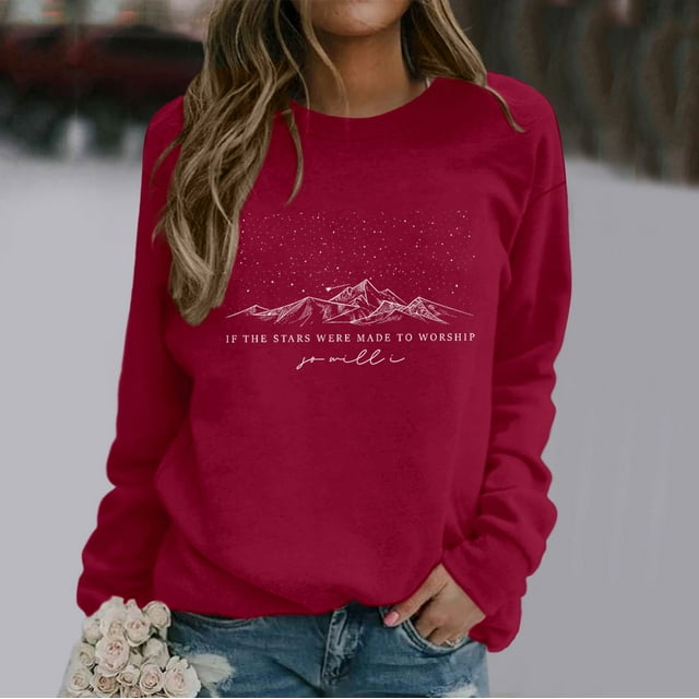 Mode Femme Mignon Décontracté Imprimé Col Rond Sans Capuche Veste à Manches Longues avec Capuche Chandail en Molleton Jogging Femmes Filles Vestes d'Échauffement Softball Jogging Survêtements Femmes Capuche Courte Grande Taille