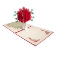 thumbnail image 1 of Tarjeta de felicitación navideña, tarjeta de felicitación , tarjeta de flores rosas, tarjetas del Día de San Valentín para él, su hija y su mayimx Tarjetas de felicitación, 1 of 9