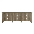 thumbnail image 3 of 70 inch Wood Media TV Stand Storage Console in Grey Wash, 3 of 6