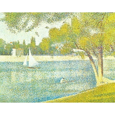 The Seine At La Grande Jatte - CANVAS OR FINE PRINT WALL ART
