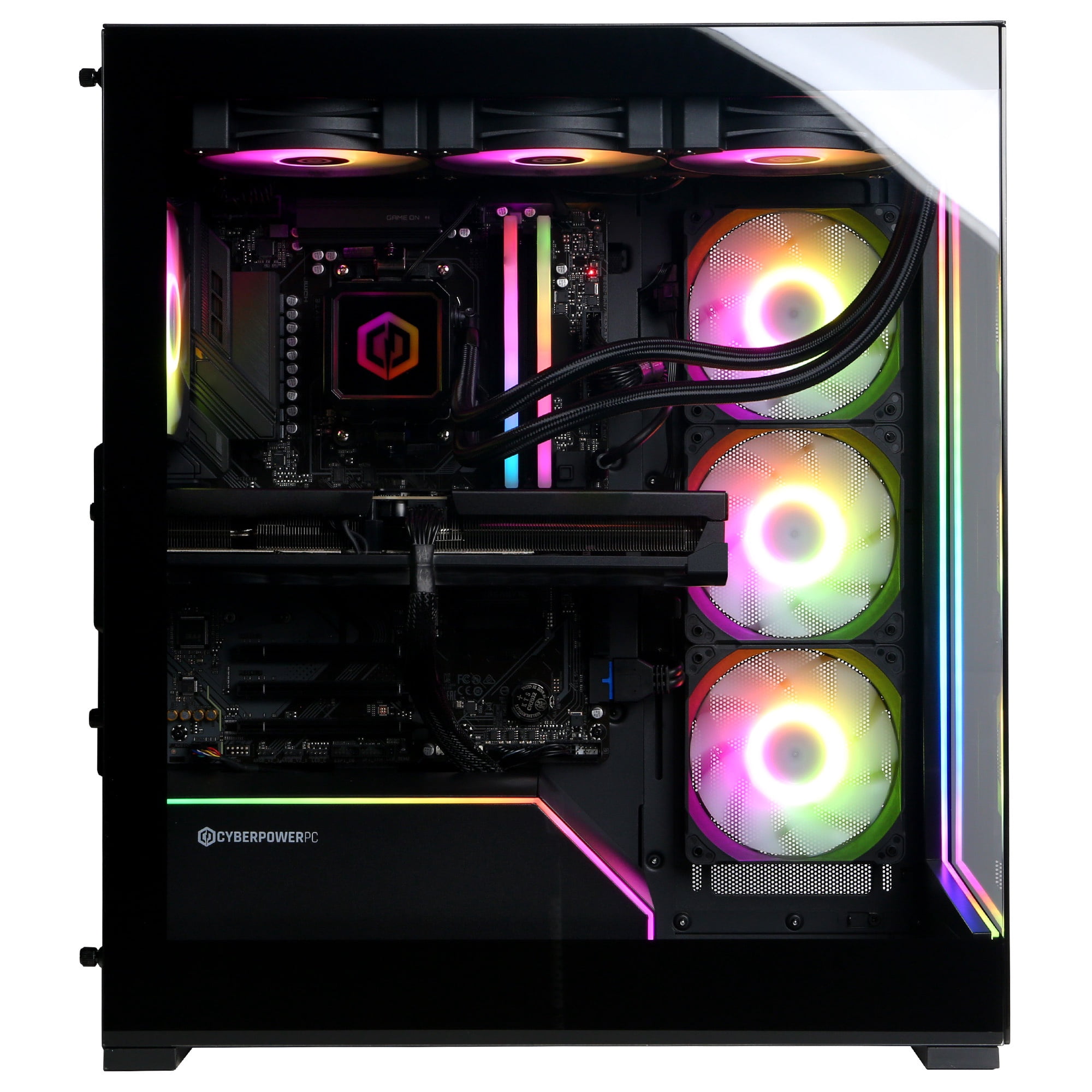 CyberPowerPC Gamer Supreme Gaming PC, AMD Ryzen 9 9950X, NVIDIA GeForce RTX 5070 Ti 16GB, 64GB DDR5, 2TB SSD, SLCAI8000CPGV2