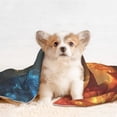 thumbnail image 4 of Pofeuu Red And Blue Fire Dragon B Print Puppy Blanket,Dog Blankets,Pet Blanket Cozy Cat Blankets for Indoor Cats, Fuzzy Pet Blanket for Kitten Doggy Dog Blankets-Medium, 4 of 8