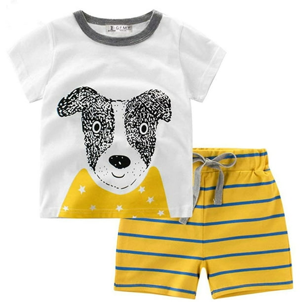 Little Hand Little Hand Toddler Boys Short Sleeve Sleepwear Summer