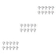 thumbnail image 2 of relayinert 50 Pieces Door Panel Fastener Car Interior Trim Wear-resistant Fixed Clips Set Rivet for Buckle Small Flexible Push Retainer White 3Set, 2 of 6