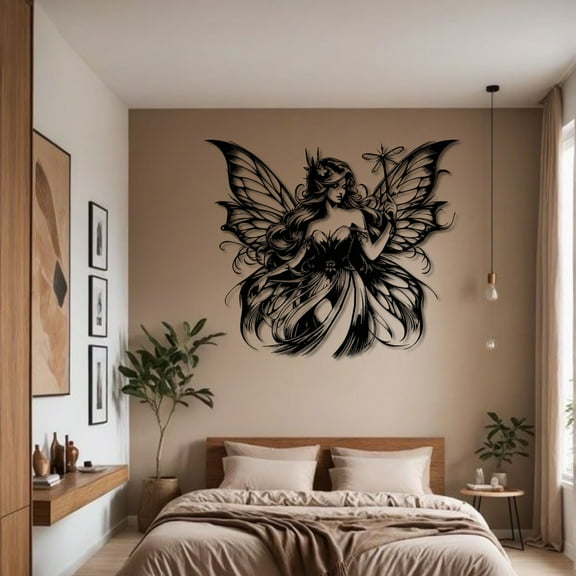 Enchanted Fairy Metal Wall Art
