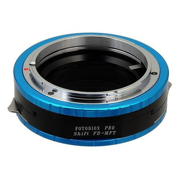 Fotodiox FD-MFT-P-Shift Pro Lens Mount Shift Adapter - Canon FD & FL 35 mm SLR Lens To Micro Four Thirds Mount Mirrorless Camera Body with Built in Aperture Control Dial