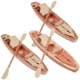 thumbnail image 3 of Miangastore Canoe Model Beige 1Set 7.9x2x0.8In, 3 of 9