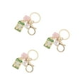 thumbnail image 6 of WORGEOUS 3pcs Cute Keychains Girls Japanese Keychain Backpack Flower Theme Keychain Bag Charms Amulet Blessing Keyrings For Women, 6 of 8