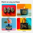 thumbnail image 2 of ARTISTRO 2 Gold Dual-Tip Acrylic Paint Pens - Multisurface Markers for Glass, Rock, Fabric, Wood, Plastic & More - 1 mm Fine & Brush Tips, 2 of 6