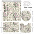 thumbnail image 2 of 4 Pcs Bathroom Sets with Shower Curtain and Rugs, Car Kids Funny Construction, Bathroom Decor Truck Cute Vehicle Tractor Shower Curtain Sets for Bathroom Decor, 2 of 4
