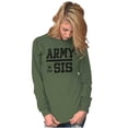 thumbnail image 5 of US Army Sis Military Star Logo Women's Long Sleeve T Shirt Brisco Brands 4X, 5 of 6