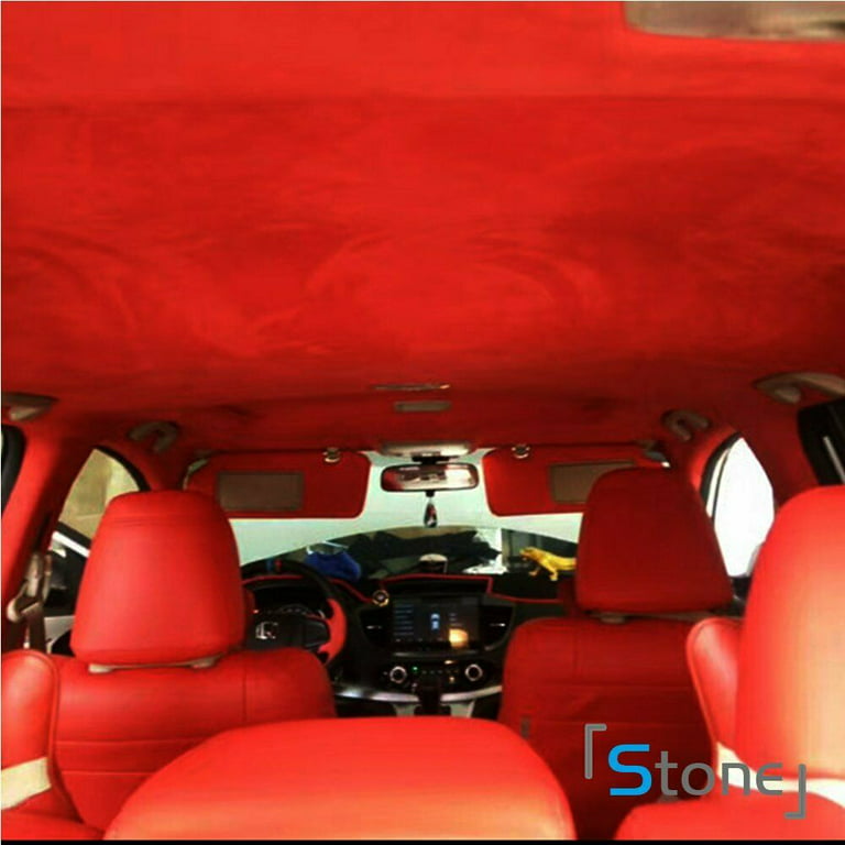 red interior lining