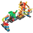 thumbnail image 2 of Set de orugas VTech Marble Rush T-Rex Dino Thrill con 119 piezas, 2 of 9