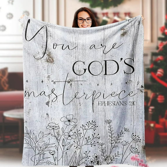 Christian Gifts for Women Christian Blanket for Women -God Say You Are- Faith Religious Gifts Spiritual Inspirational Gifts Confirmation Gifts for Catholic Gifts