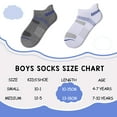 thumbnail image 2 of COOPLUS Boys&Girls Socks Low Cut Ankle Socks Comfortable Athletic Socks With Cushioned Sole 10 Pairs, 2 of 7