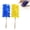 Blue + Yellow, variant on Reusable Duster Refills, Washable Fleece Electrostatic Pads for Home, Blinds, Car & Furniture