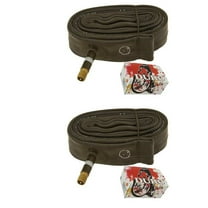 2 Duro Tubes 700 x 25c/28c 27mm Standard American/Valve. Set of Tube. Pair of Tubes. Two Tubes.