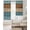Light Blue, variant on Farmhouse Purple Brown Black Out Curtains 54 Inch Long, Short Curtains for Small Window, Vintage Wooden Striped Room Darkening Farmhouse Window Curtains for Kitchen Bedroom 42"x54" 2 Panels