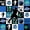 Blue Black White, variant on Castle Fairy Basketball Print Checkered Twin Comforter Sets 2pcs, Vintage Watercolor Splash Bedding Set, Orange Black White,Black Reversible,1 Comforter and 1 Pillowcase