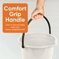 thumbnail image 3 of Superio Plastic Cleaning Bucket for Home, 2 Gallon Pail for Mopping with Large Spout - Bucket for Floor Mopping, Car Wash - Bowls for Camping, Fishing, Grey, 3 of 7
