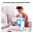 thumbnail image 4 of Graflsoa Portable Multi-Functional Electric Sewing Machine UFR-727 with 19 Stitch Options, 100-240V for Home Use, Ideal for Beginners and Experts, Blue Color, Compact Design, 4 of 6