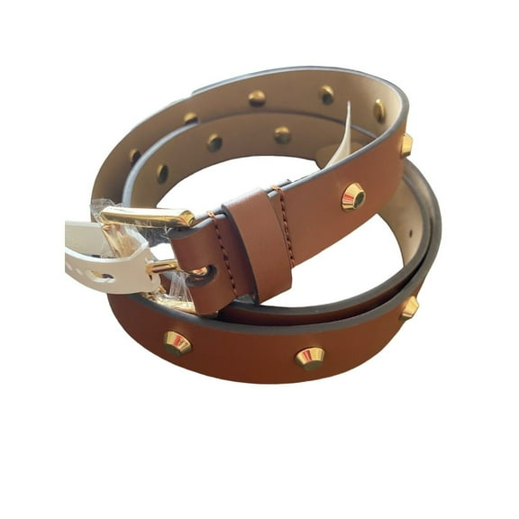 Michael Kors Women’s Studded Belt, Luggage, Small