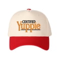 thumbnail image 4 of CERTIFIED Yuppie Embroidered Patchwork Trucker Cap | Adjustable Unisex Snapback, Modern Essential, 4 of 11