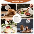 thumbnail image 5 of 12 Pcs Mini Ceramic Creamer Pitchers with Handles, 3.4 oz Small Pitchers for Sauce, White Porcelain Creamers, Tilted Spout Gravy Boats for Milk, Coffee, Jam, Syrup, 5 of 5