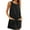 1-Black, variant on Womens Corduroy Tank Dress Vintage Crewneck Sleeveless Overall Mini Dresses Casual Fashion Solid Dress with Pockets