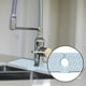 Kitchen Sink Splash Guard, Silicone Faucet Handle Drip Catcher Tray
