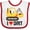 White and Red, variant on Inktastic Construction Truck I Love Dirt Boys or Girls Baby Bib