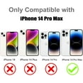 thumbnail image 2 of Magnetic for iPhone 14 Pro Max Case, [Compatible with MagSafe] [Full Camera Protection] Shockproof Slim Translucent Matte Protective Case for iPhone 14 Pro Max, Pink, 2 of 14