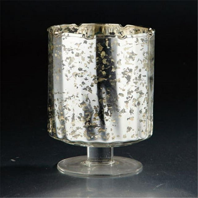 Porte-bougie Ouragan de 6,5 x 4,5 Po&44; Argent