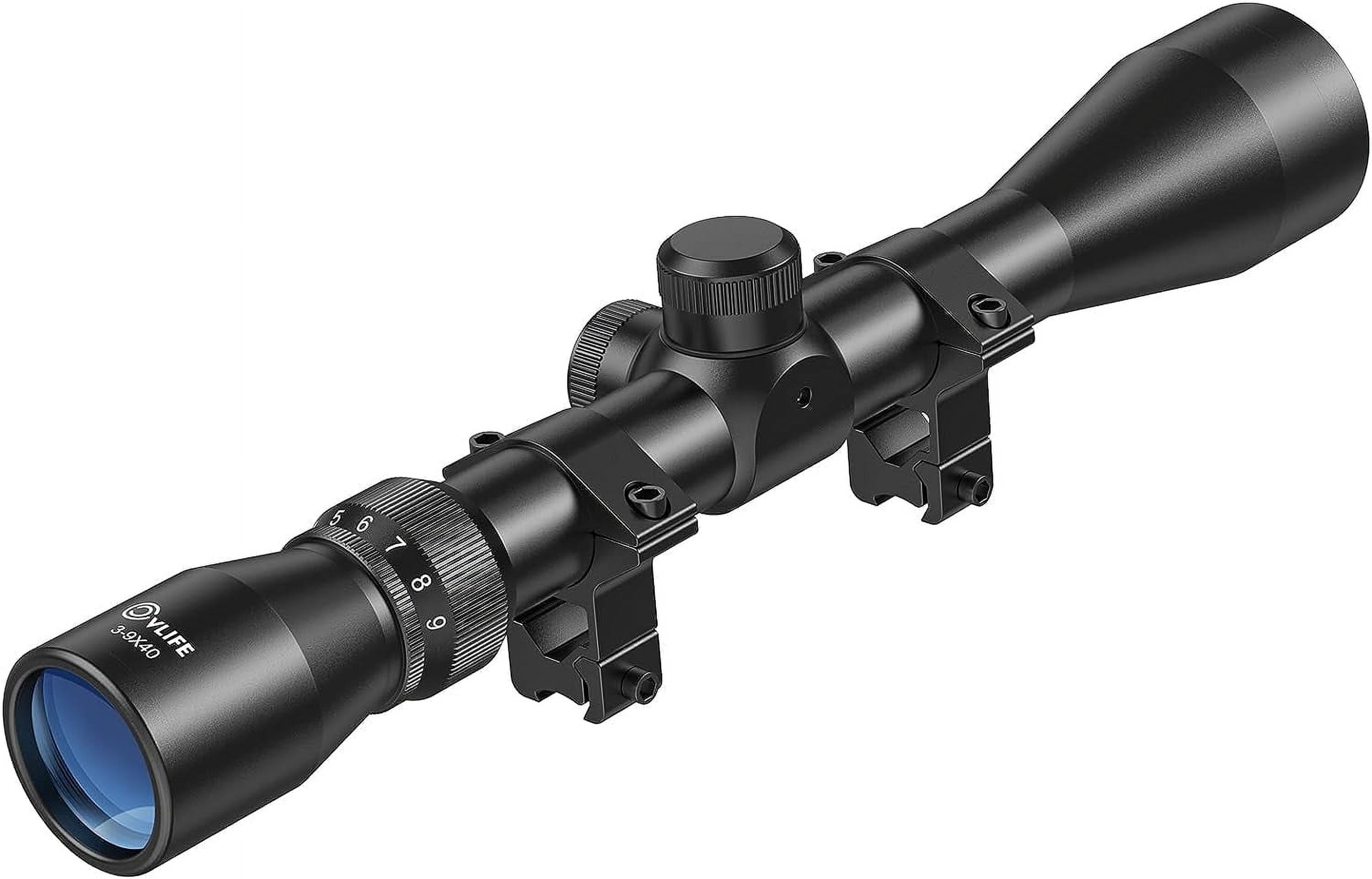 Tasco Rimfire Riflescope 3-7x20mm Matte Black, RF37X20, 3/4
