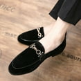 thumbnail image 5 of Men's Casual Loafers Slip On Leather Shoes Male Fashion Derby Dress Shoes Driving Shoes Moccasins Classic Penny Loafer Flats, 5 of 10
