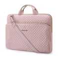 thumbnail image 1 of Funda protectora para portátil BAGSMART de 15.6 pulgadas, rosa, 1 of 7