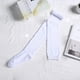 thumbnail image 4 of Mongo alto calcetines otoño elasticidad invernal transpirabilidad Aparte de la moda Única botas de calcetines altas medias de muslo 1 par 80 cm blanco Inevent AP009046-02, 4 of 6