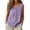 Purple #26, variant on Womens Tank Tops Summer Cotton Linen Embroidery Casual Blouse Loose Fit Scoop Neck Gauze Boho Shirts, 2XL