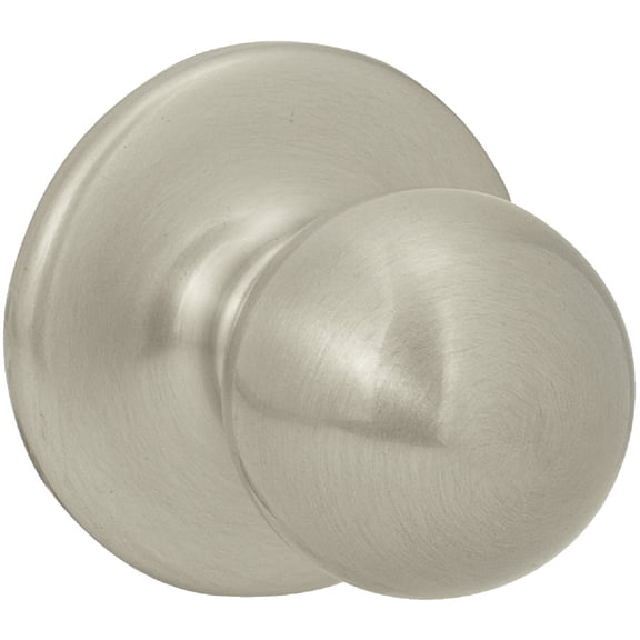 Kwikset 200P 15 CP Polo Hall and Closet Knob, Satin Nickel