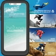 thumbnail image 3 of BELTRON aquaLife iPhone X Waterproof, Shock & Drop Proof, Dirt Proof, Heavy Duty Underwater Diving Swimming Case IP68 Rated MIL-STD-810G Certified Features: 360 Watertight Sealed Design Black/Red, 3 of 9