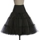 thumbnail image 3 of EeaseMX Falda de bailarina con tutú y crinolina para mujer, estilo años 50, talla M (negro), 3 of 4