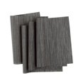 thumbnail image 1 of Unique Bargains Heat Resistant Non-skid Removable PVC Table Mats Woven Placemats Dark Gray 4pcs, 1 of 1