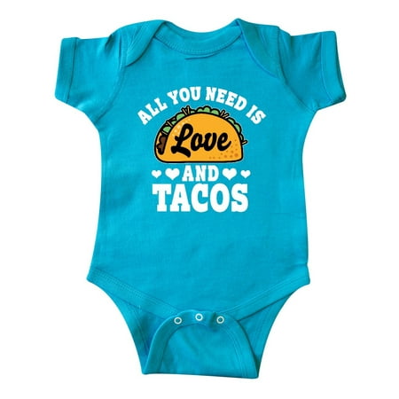

Inktastic Valentine s Day All You Need is Love and Tacos Gift Baby Boy or Baby Girl Bodysuit