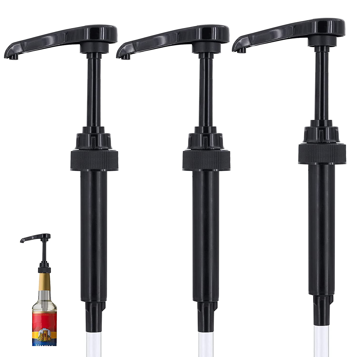 Coffee Syrup Pump, Compatible with Torani, DaVinci, Jordans Skinny