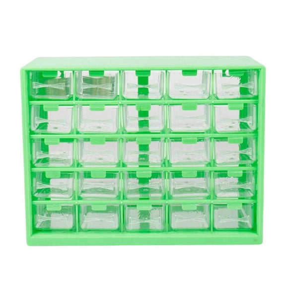 25 Drawer Organizers Tool Storage Cabinet for Crafts Screws