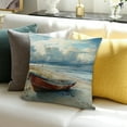 thumbnail image 3 of ZFLMY Coastal Beach Ocean Pillows Cover Lighthouse Boat Chair Decor Throw Pillow Covers Summer Pillowcase Cushion Case Nautical Pillow Decorative for Couch Sofa Home Office Outdoors  18x18in, 3 of 5